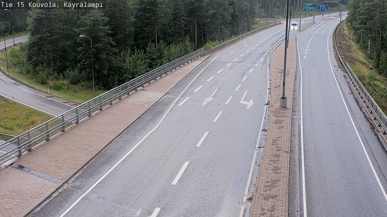 Kelikamerat Kuva Tie 15 Kouvola, Käyrälampi, Kouvola, Kymenlaakso
