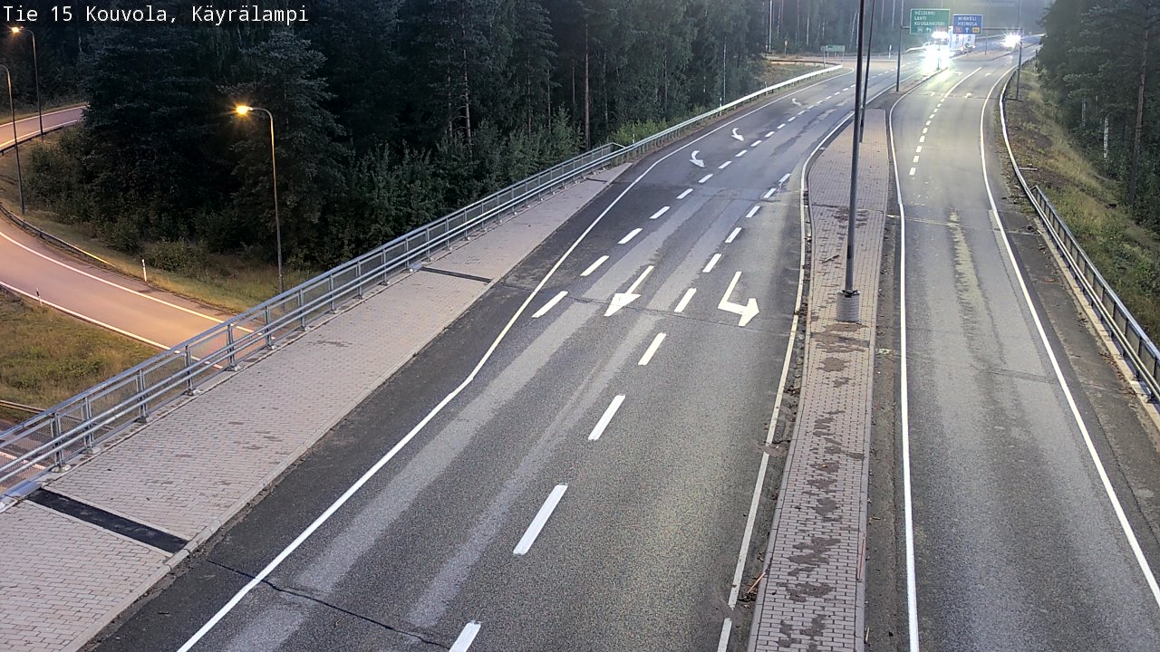 Kelikamerat Kuva Tie 15 Kouvola, Käyrälampi, Kouvola, Kymenlaakso