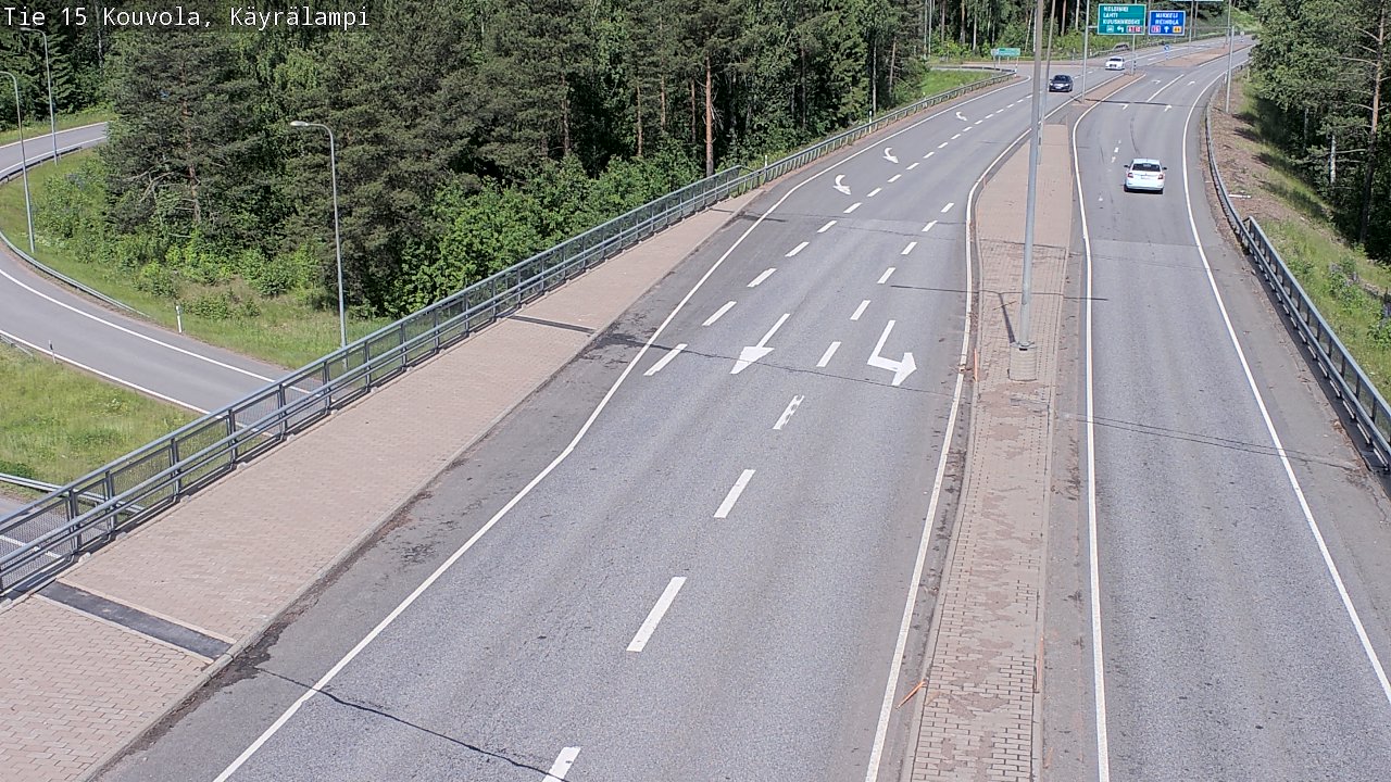 Kelikamerat Kuva Tie 15 Kouvola, Käyrälampi, Kouvola, Kymenlaakso