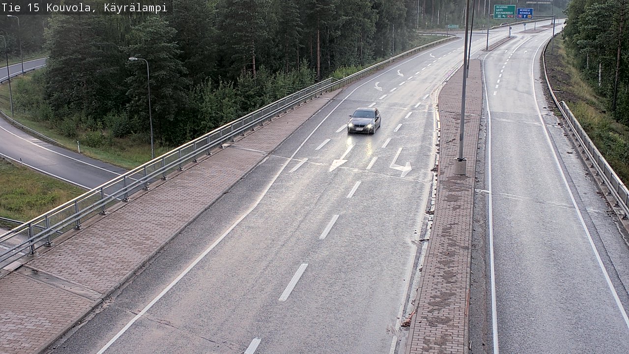 Kelikamerat Kuva Tie 15 Kouvola, Käyrälampi, Kouvola, Kymenlaakso