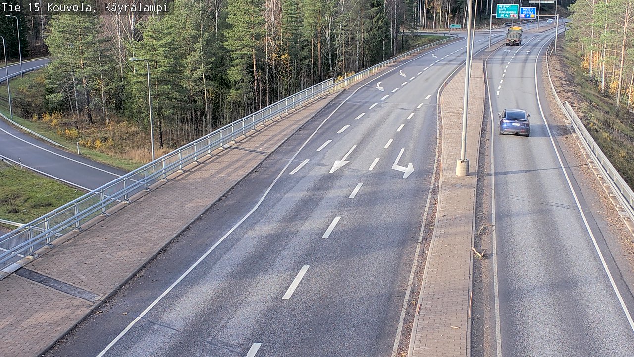 Kelikamerat Kuva Tie 15 Kouvola, Käyrälampi, Kouvola, Kymenlaakso