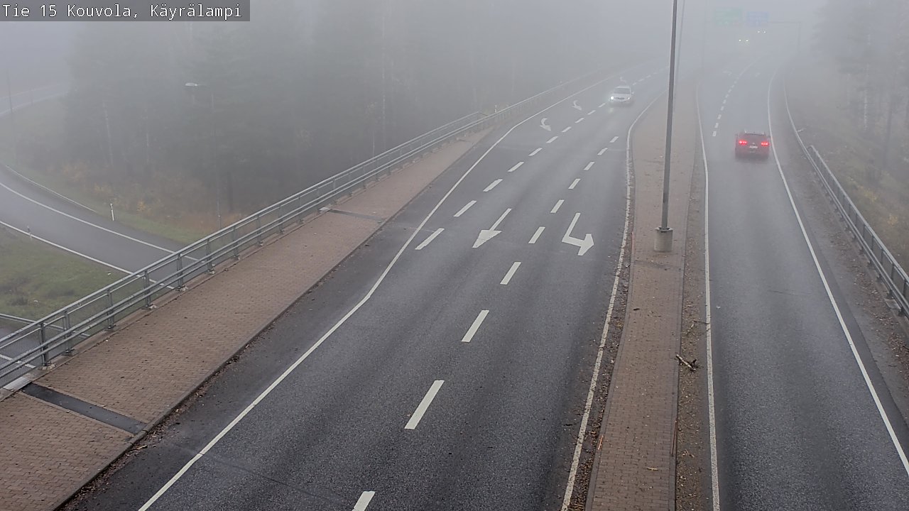 Kelikamerat Kuva Tie 15 Kouvola, Käyrälampi, Kouvola, Kymenlaakso