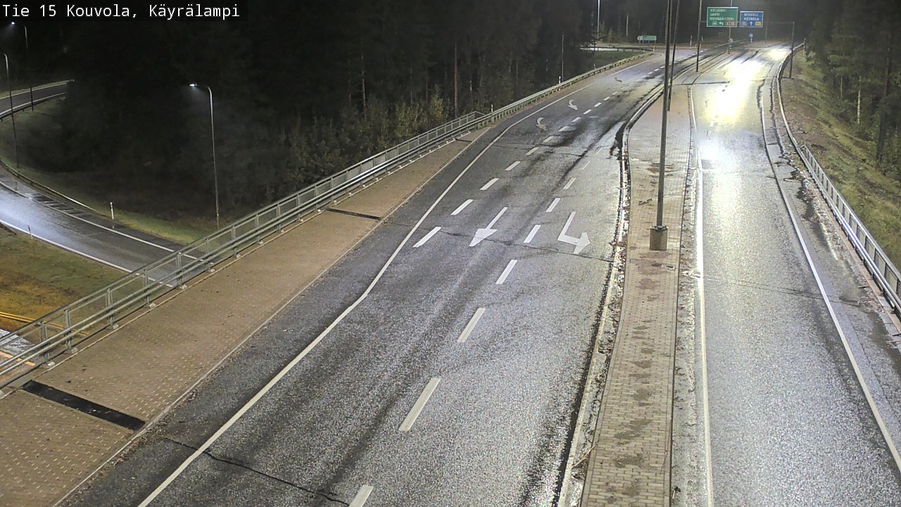 Weather Camera Image Road 15 Kouvola, Käyrälampi, Kouvola, Kymenlaakso