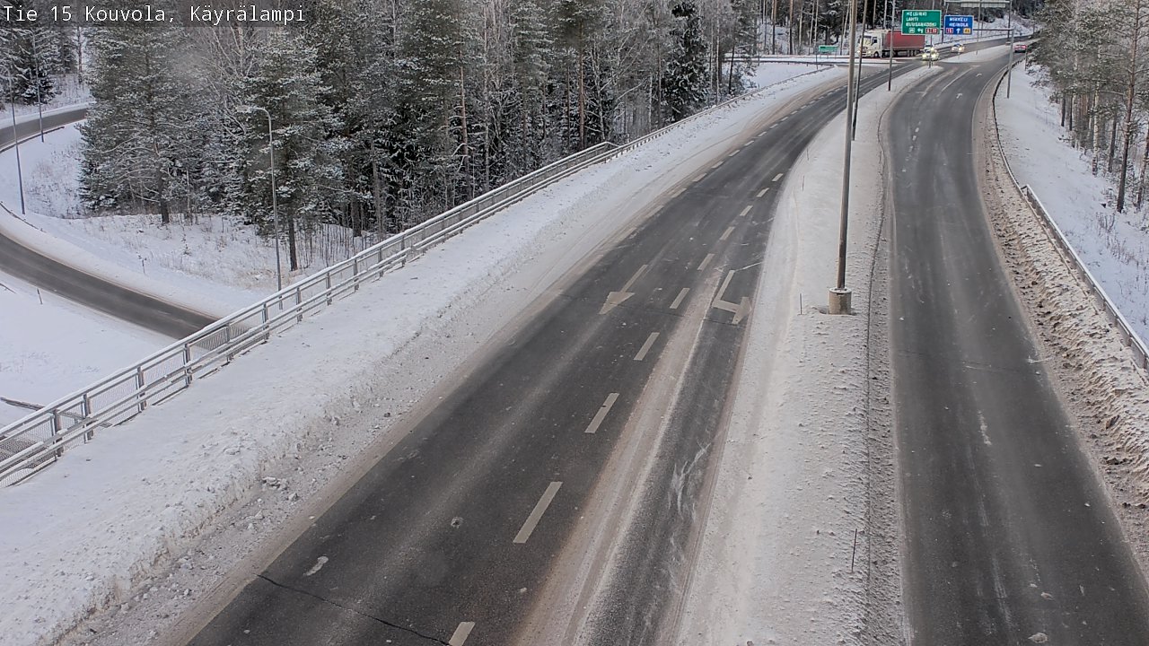 Kelikamerat Kuva Tie 15 Kouvola, Käyrälampi, Kouvola, Kymenlaakso