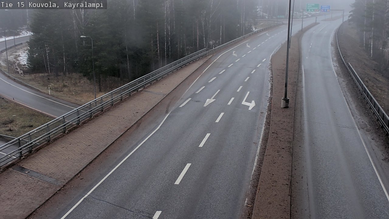 Kelikamerat Kuva Tie 15 Kouvola, Käyrälampi, Kouvola, Kymenlaakso