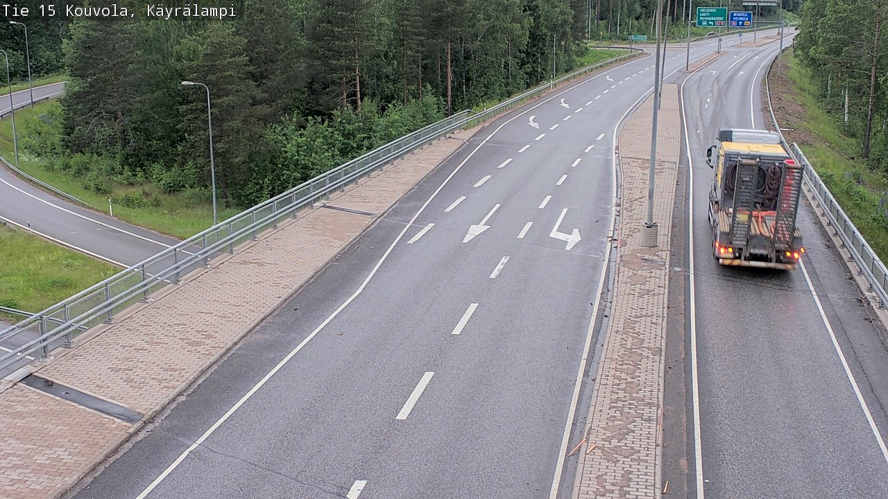 Kelikamerat Kuva Tie 15 Kouvola, Käyrälampi, Kouvola, Kymenlaakso