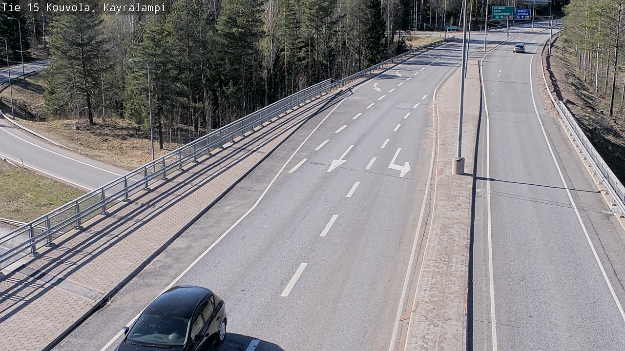 Kelikamerat Kuva Tie 15 Kouvola, Käyrälampi, Kouvola, Kymenlaakso