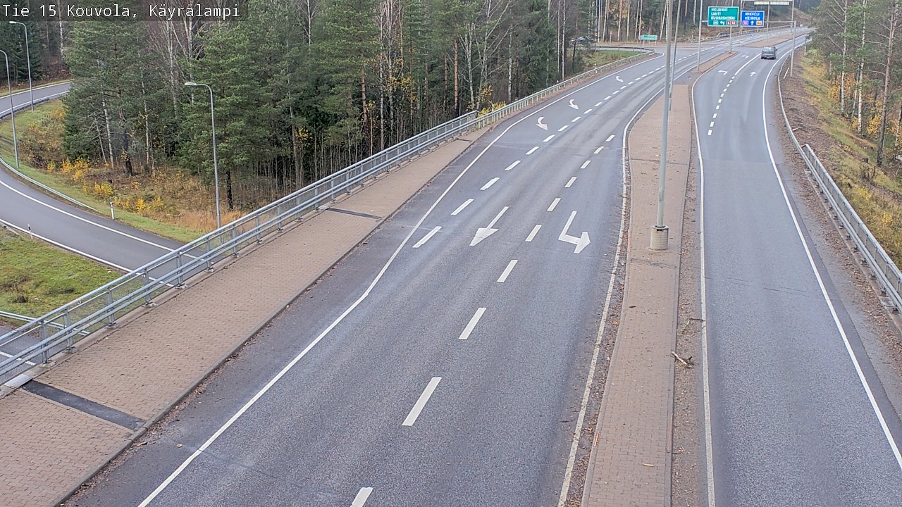 Kelikamerat Kuva Tie 15 Kouvola, Käyrälampi, Kouvola, Kymenlaakso