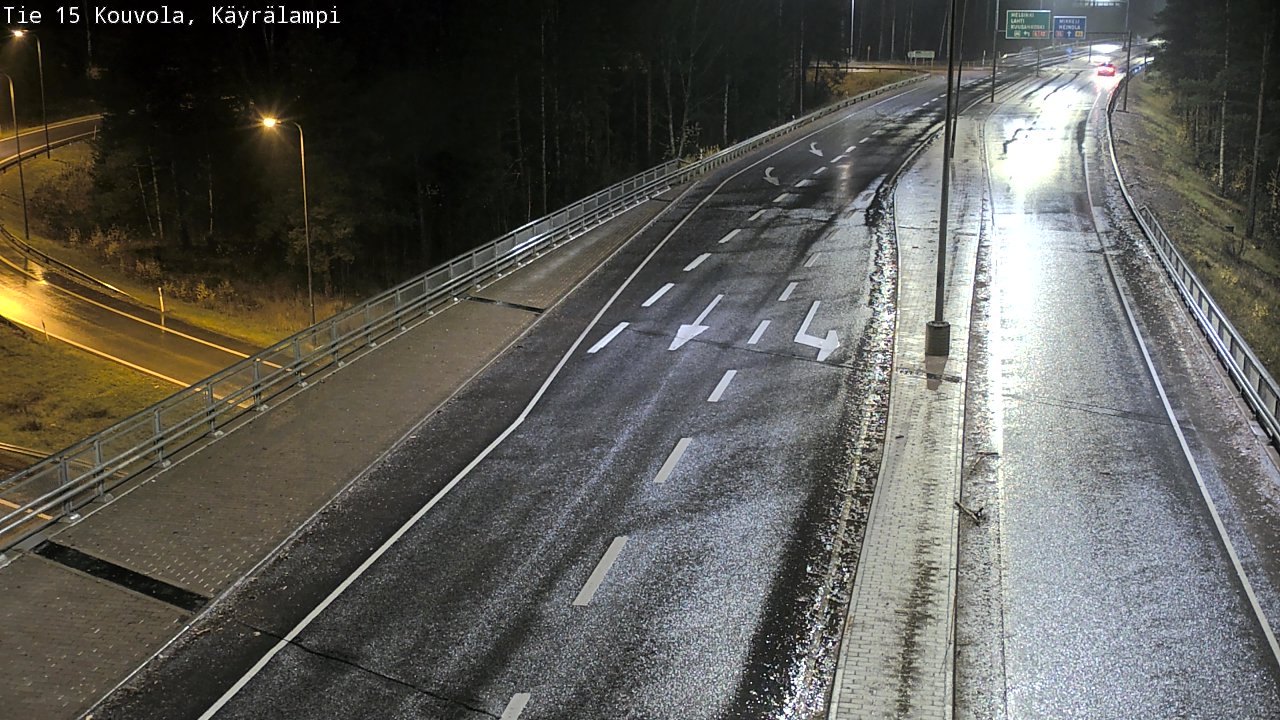 Weather Camera Image Road 15 Kouvola, Käyrälampi, Kouvola, Kymenlaakso