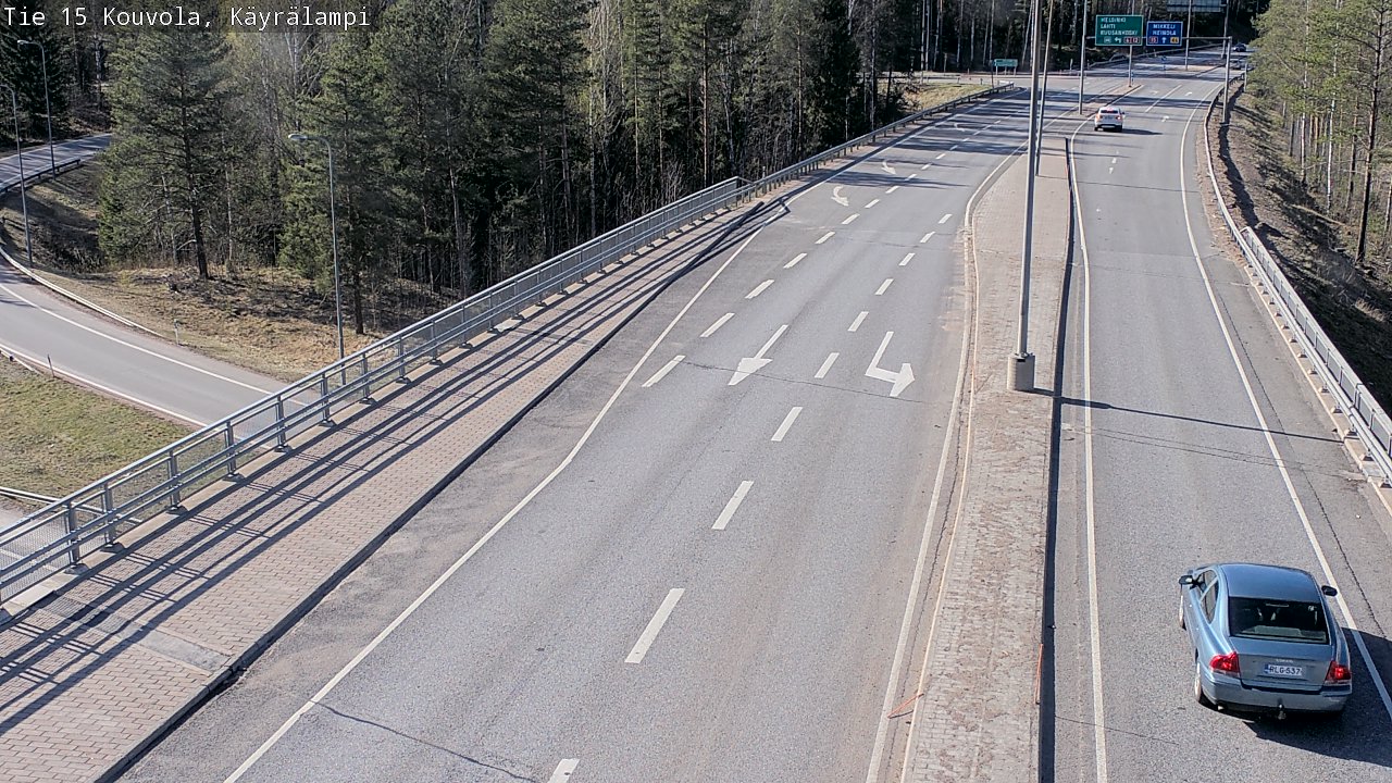 Kelikamerat Kuva Tie 15 Kouvola, Käyrälampi, Kouvola, Kymenlaakso