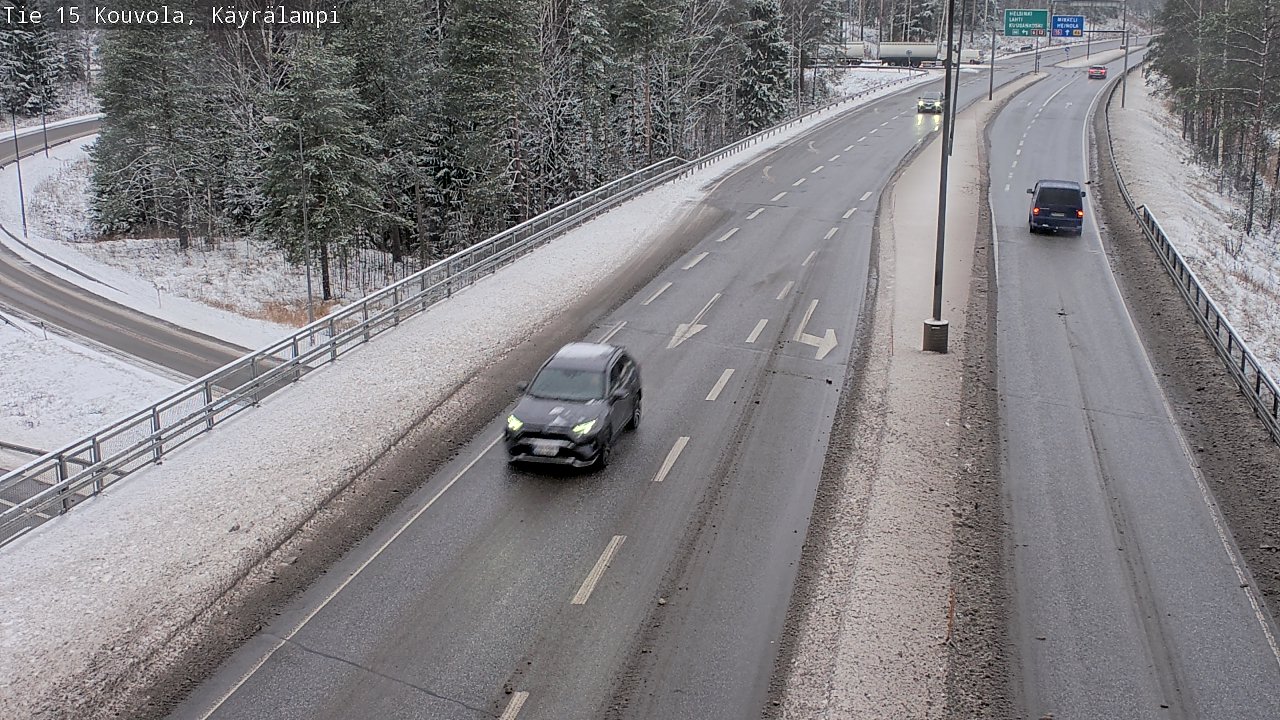 Weather Camera Image Väg 15 Kouvola, Käyrälampi, Kouvola, Kymenlaakso