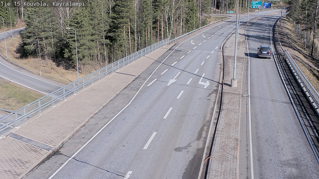 Kelikamerat Kuva Tie 15 Kouvola, Käyrälampi, Kouvola, Kymenlaakso