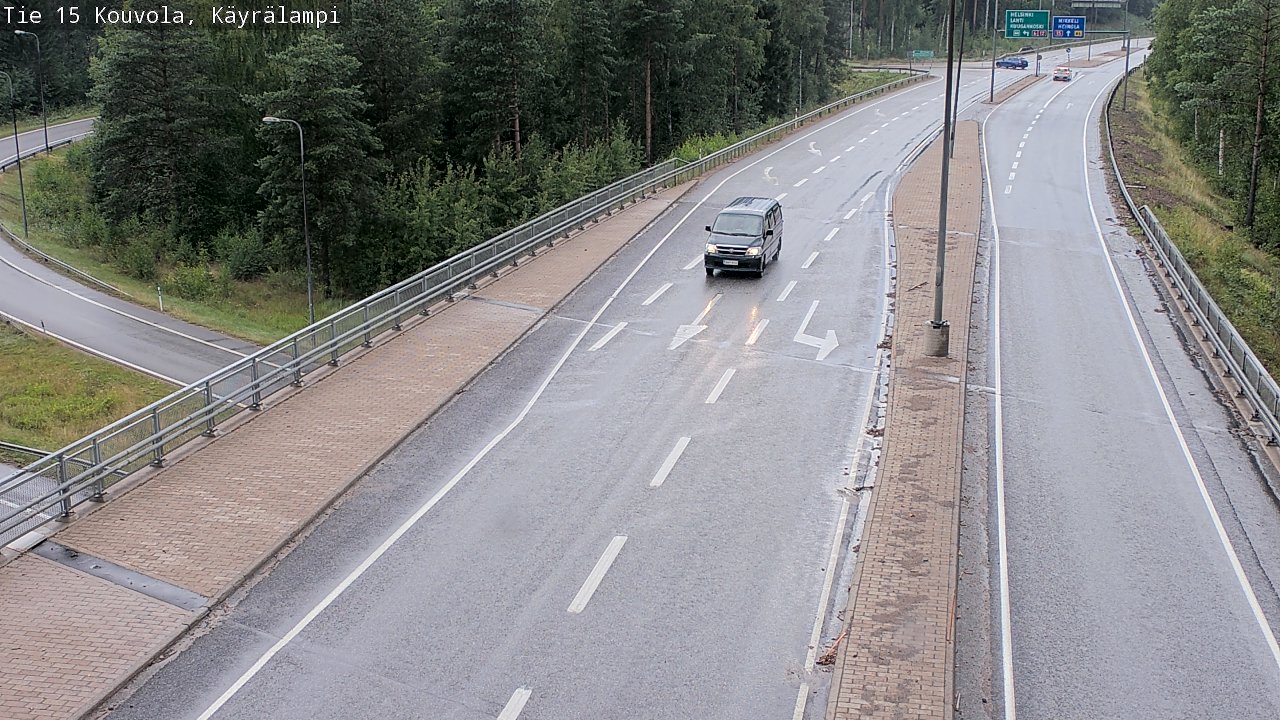 Kelikamerat Kuva Tie 15 Kouvola, Käyrälampi, Kouvola, Kymenlaakso