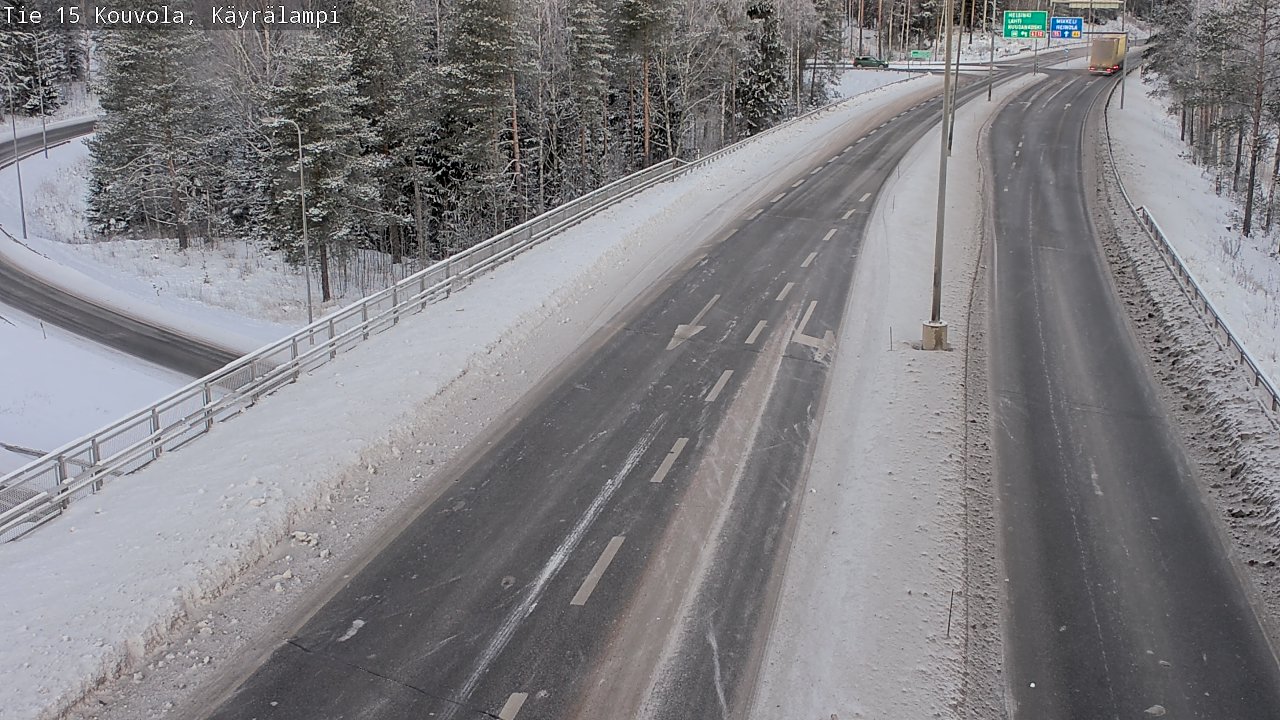 Kelikamerat Kuva Tie 15 Kouvola, Käyrälampi, Kouvola, Kymenlaakso