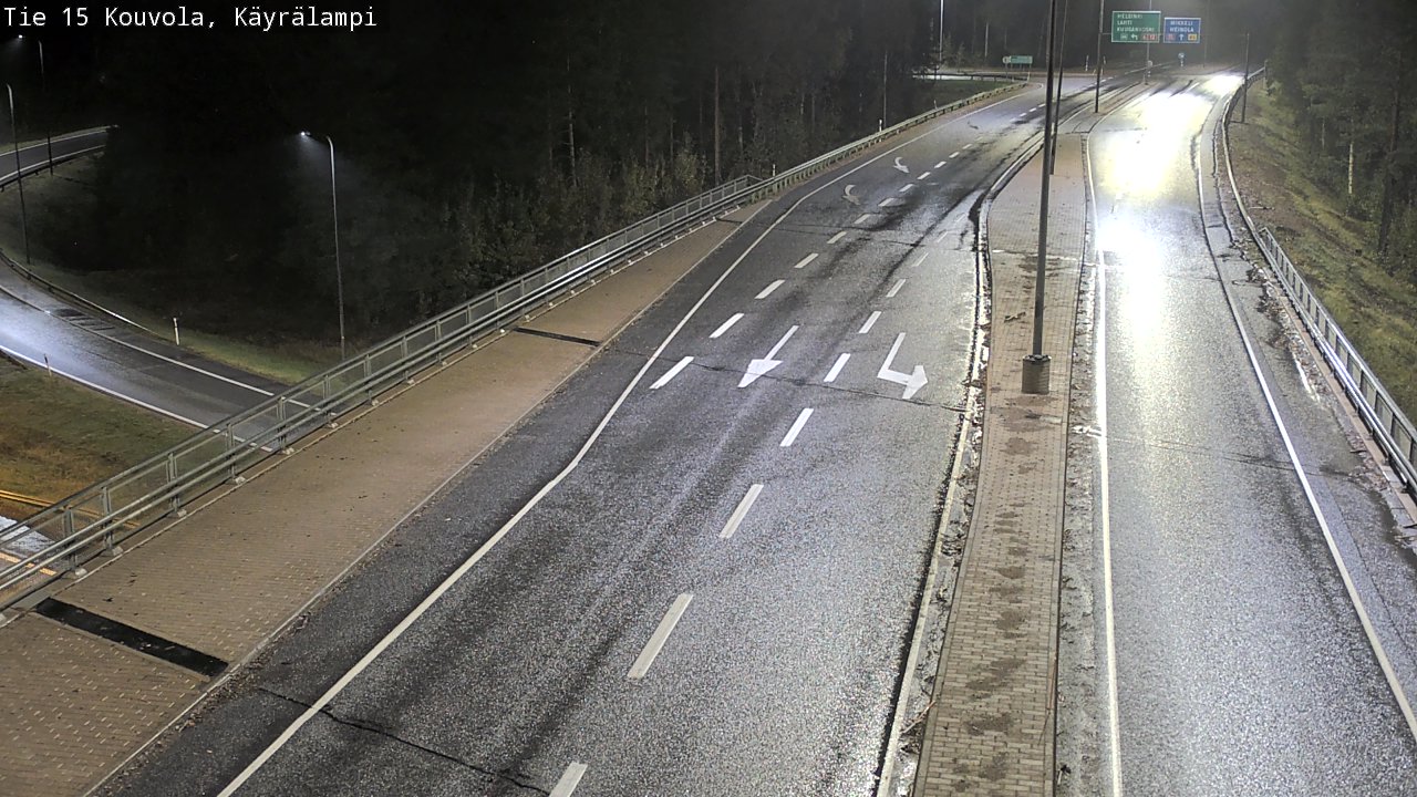 Weather Camera Image Road 15 Kouvola, Käyrälampi, Kouvola, Kymenlaakso