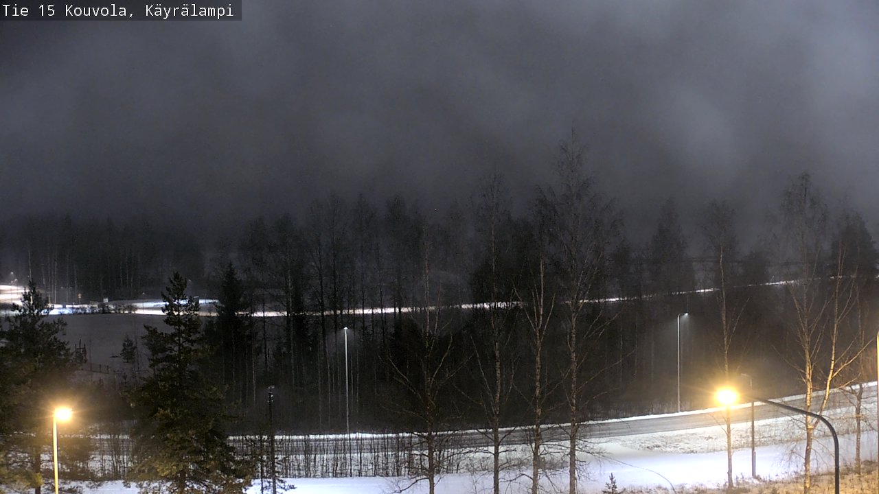 Weather Camera Image Väg 15 Kouvola, Käyrälampi, Kouvola, Kymenlaakso