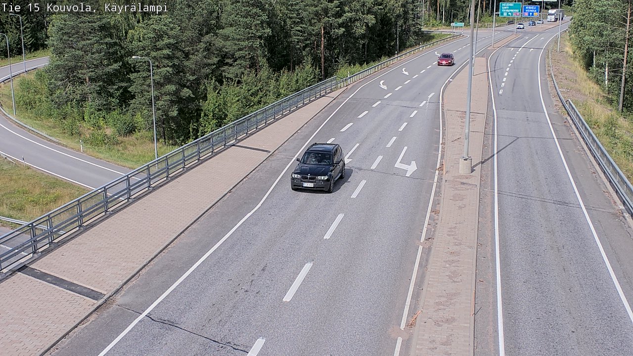 Kelikamerat Kuva Tie 15 Kouvola, Käyrälampi, Kouvola, Kymenlaakso