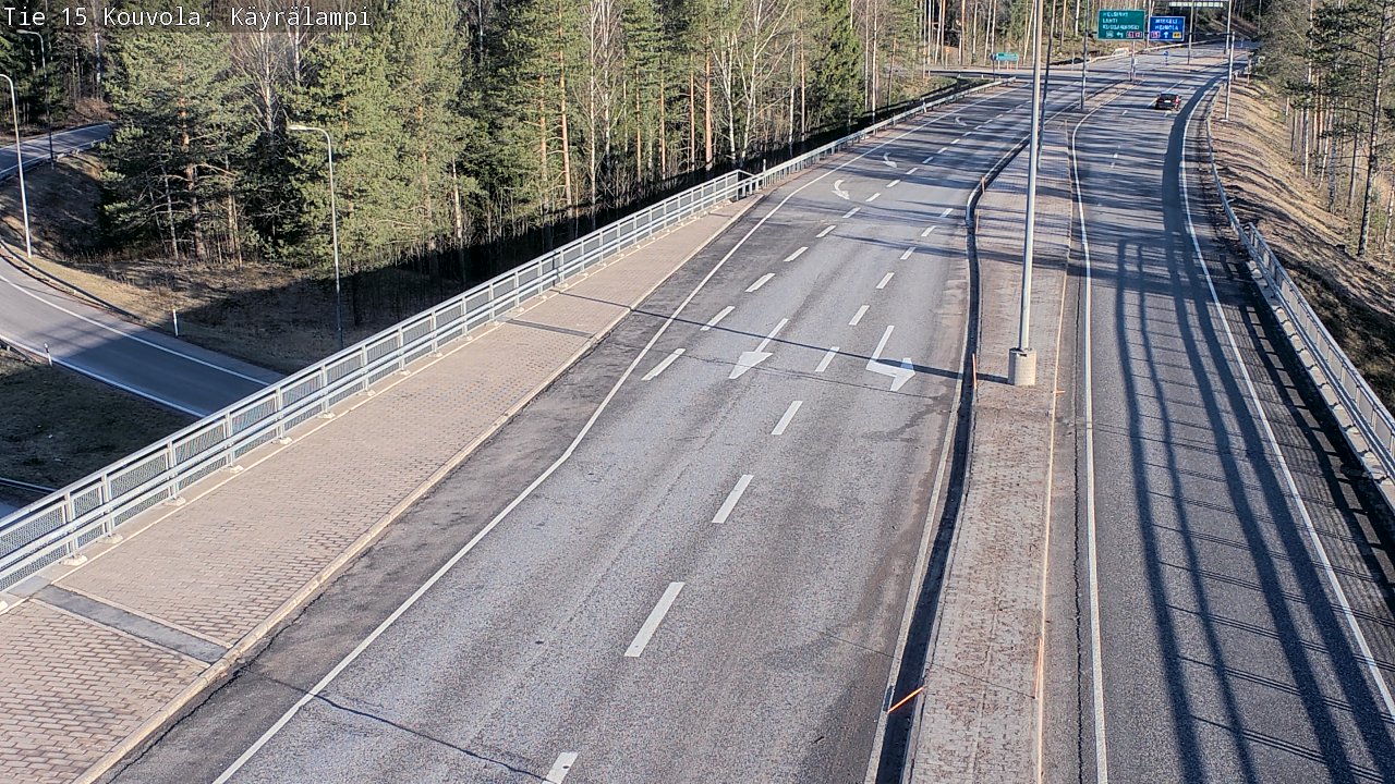 Kelikamerat Kuva Tie 15 Kouvola, Käyrälampi, Kouvola, Kymenlaakso