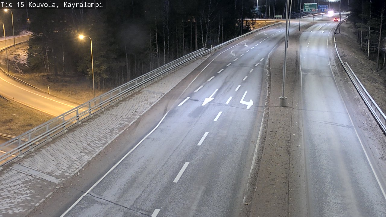 Kelikamerat Kuva Tie 15 Kouvola, Käyrälampi, Kouvola, Kymenlaakso