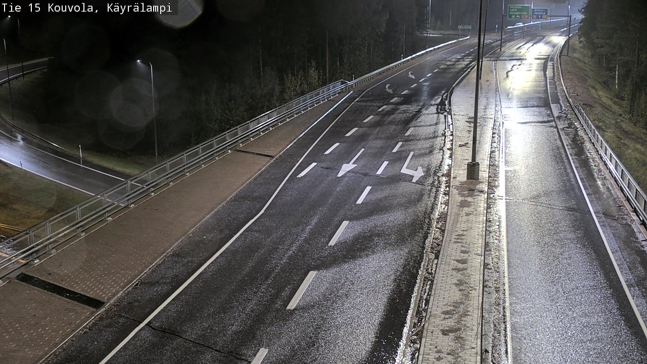 Weather Camera Image Road 15 Kouvola, Käyrälampi, Kouvola, Kymenlaakso