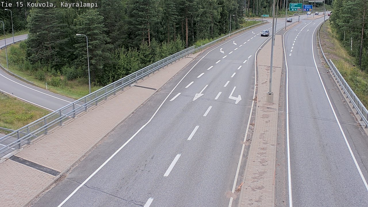 Kelikamerat Kuva Tie 15 Kouvola, Käyrälampi, Kouvola, Kymenlaakso