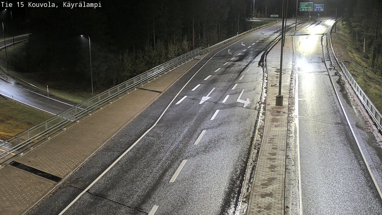 Weather Camera Image Road 15 Kouvola, Käyrälampi, Kouvola, Kymenlaakso