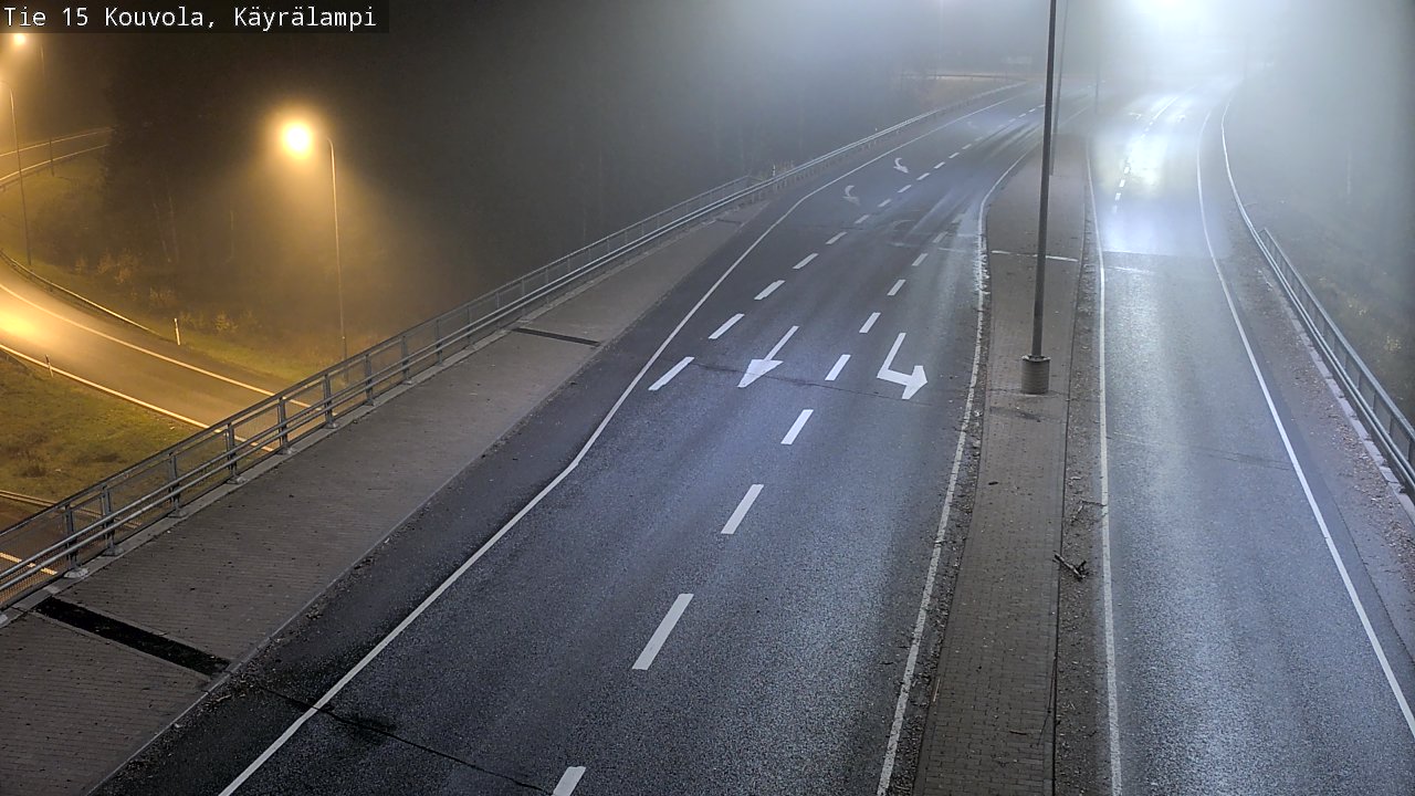 Kelikamerat Kuva Tie 15 Kouvola, Käyrälampi, Kouvola, Kymenlaakso