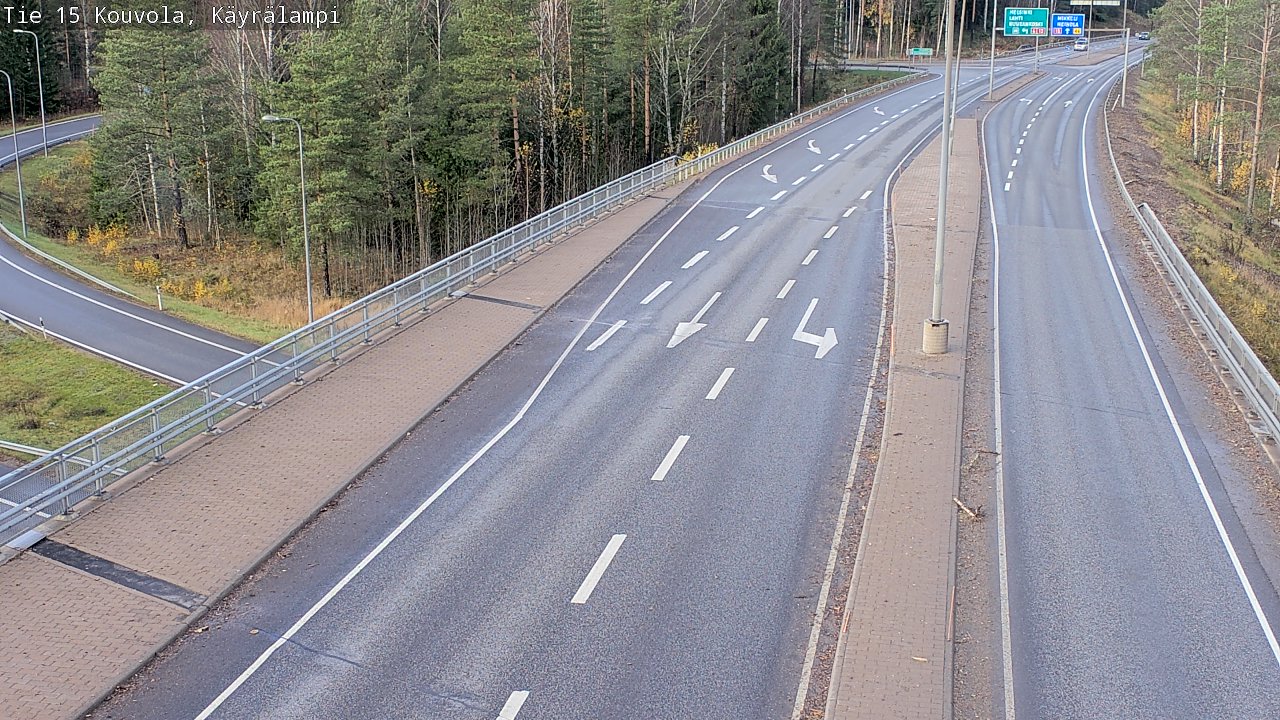 Kelikamerat Kuva Tie 15 Kouvola, Käyrälampi, Kouvola, Kymenlaakso