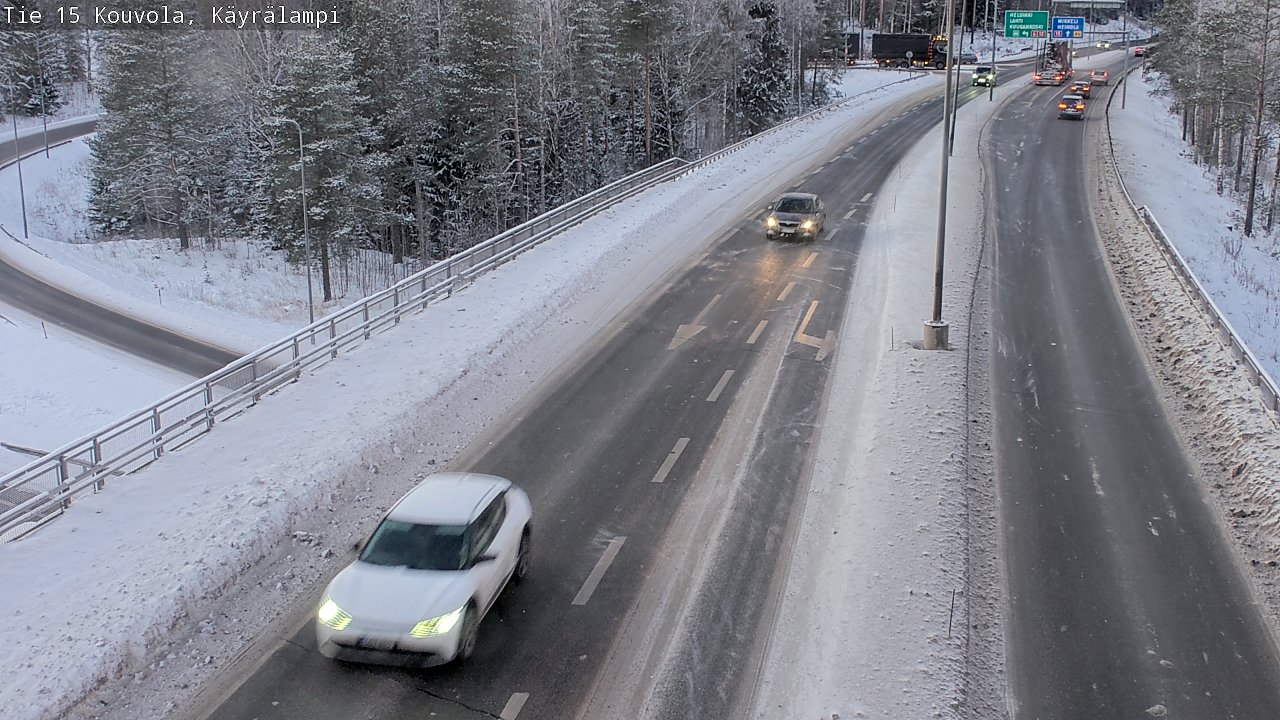 Kelikamerat Kuva Tie 15 Kouvola, Käyrälampi, Kouvola, Kymenlaakso
