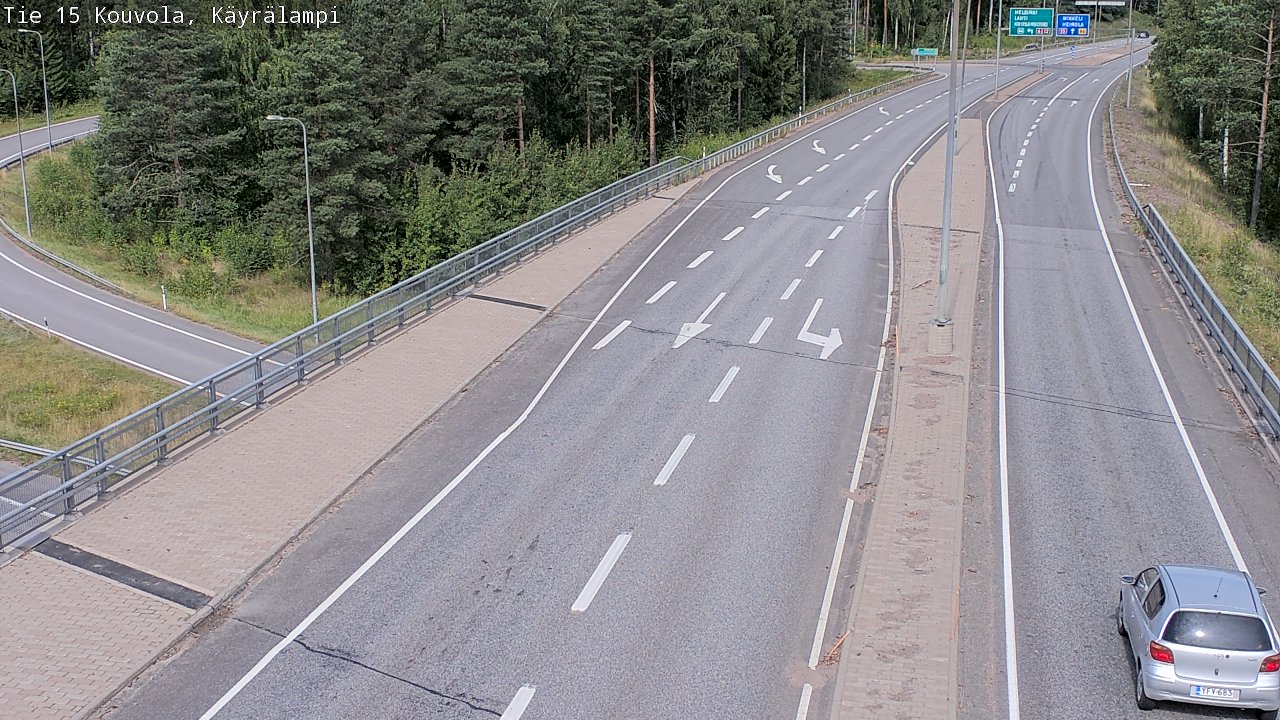 Kelikamerat Kuva Tie 15 Kouvola, Käyrälampi, Kouvola, Kymenlaakso