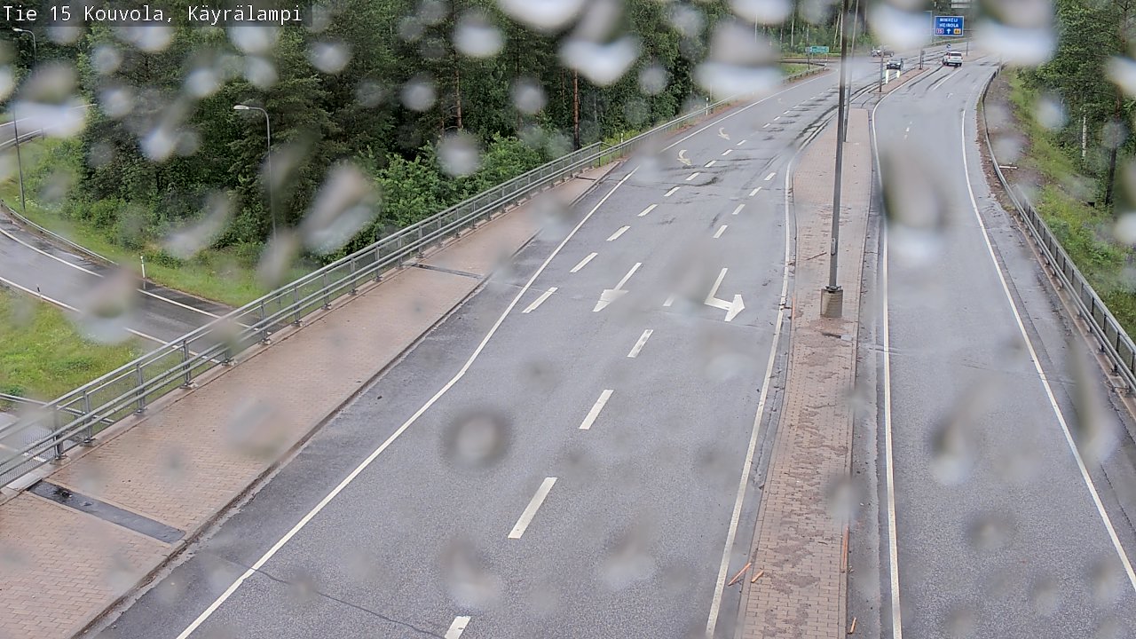 Weather Camera Image Road 15 Kouvola, Käyrälampi, Kouvola, Kymenlaakso