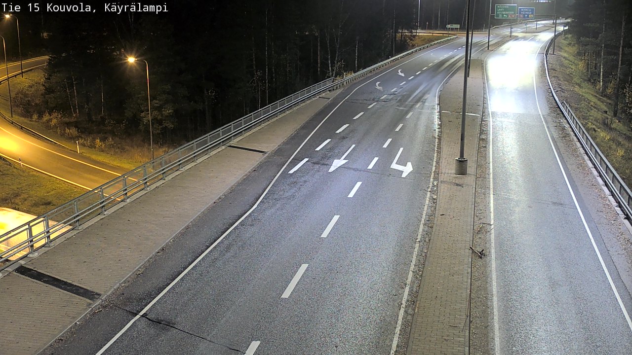 Kelikamerat Kuva Tie 15 Kouvola, Käyrälampi, Kouvola, Kymenlaakso