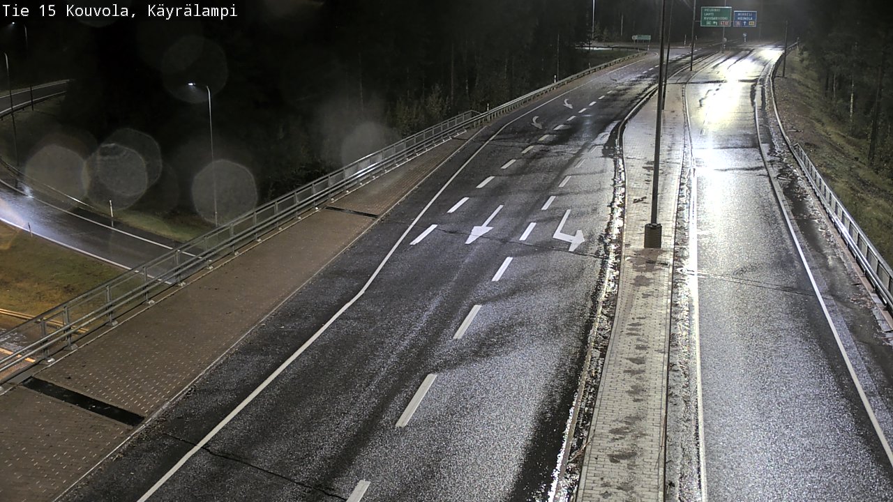 Weather Camera Image Road 15 Kouvola, Käyrälampi, Kouvola, Kymenlaakso