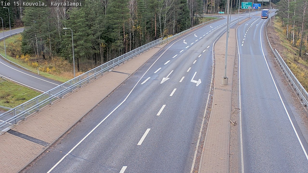 Kelikamerat Kuva Tie 15 Kouvola, Käyrälampi, Kouvola, Kymenlaakso