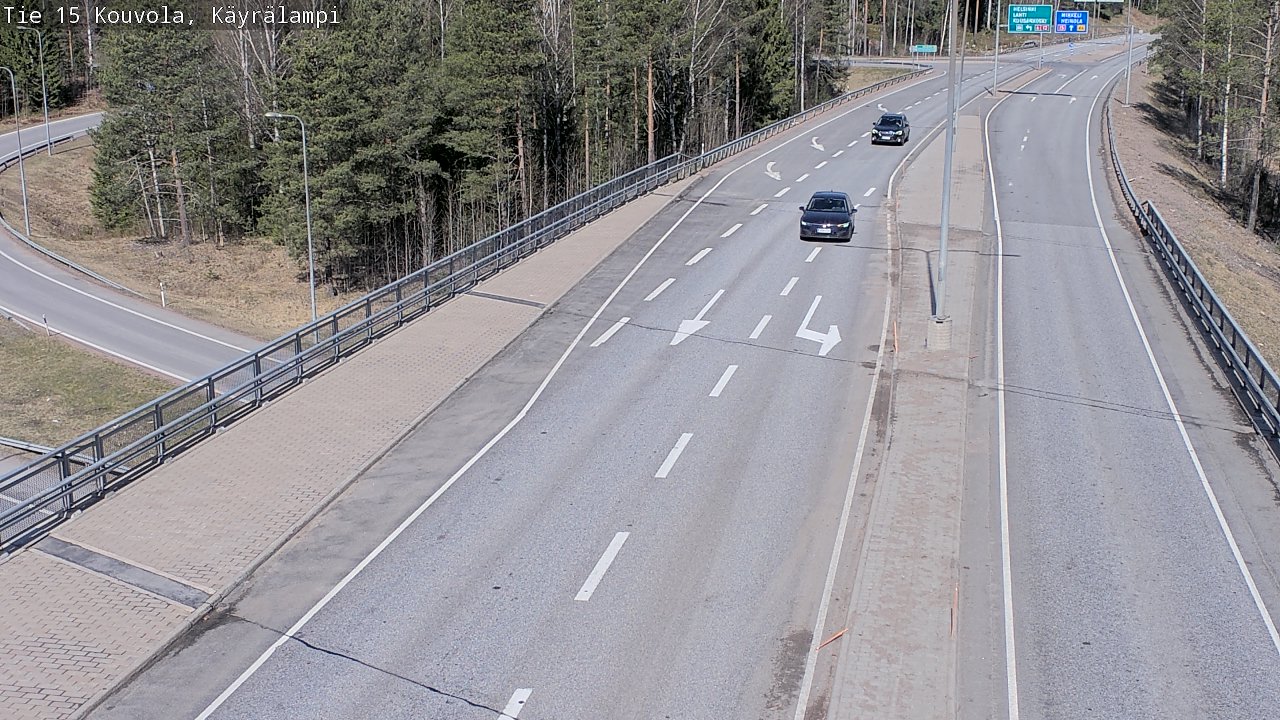 Kelikamerat Kuva Tie 15 Kouvola, Käyrälampi, Kouvola, Kymenlaakso