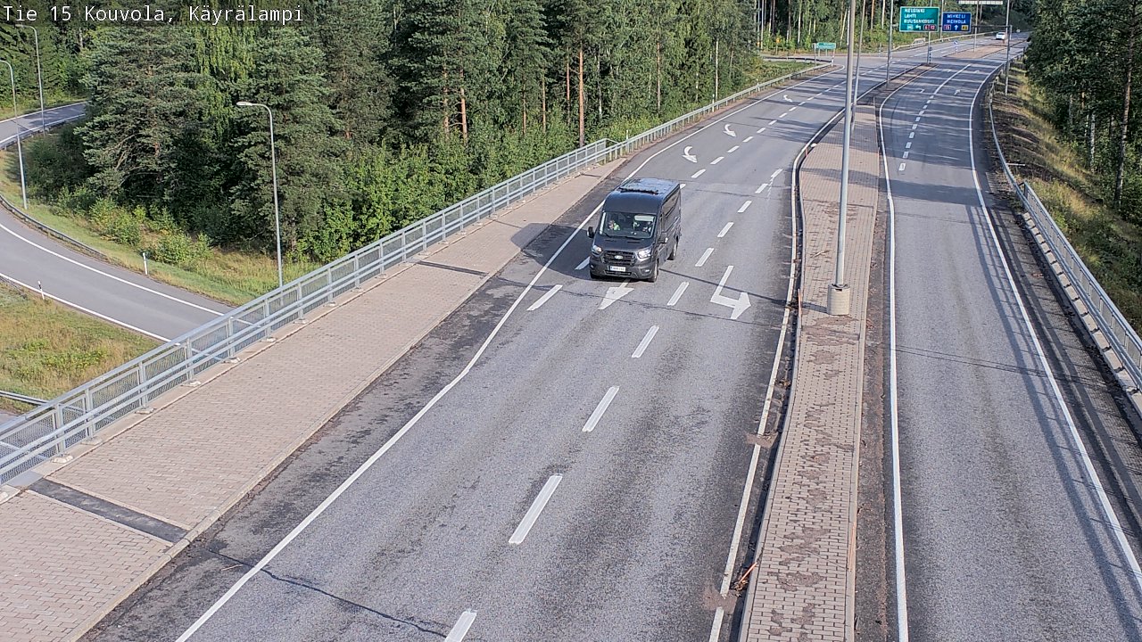 Weather Camera Image Road 15 Kouvola, Käyrälampi, Kouvola, Kymenlaakso