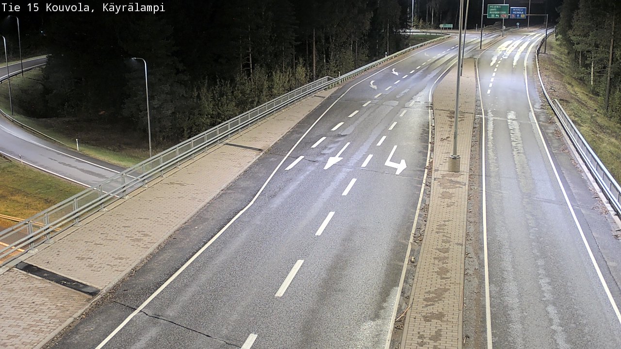 Weather Camera Image Road 15 Kouvola, Käyrälampi, Kouvola, Kymenlaakso