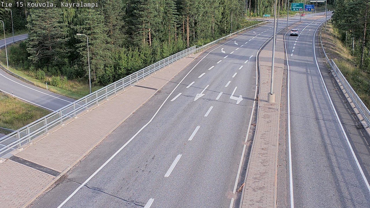 Kelikamerat Kuva Tie 15 Kouvola, Käyrälampi, Kouvola, Kymenlaakso