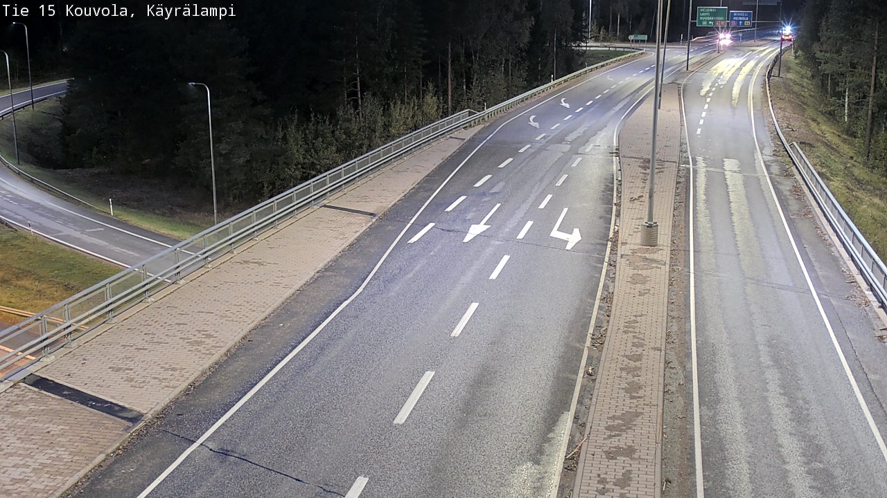 Weather Camera Image Road 15 Kouvola, Käyrälampi, Kouvola, Kymenlaakso