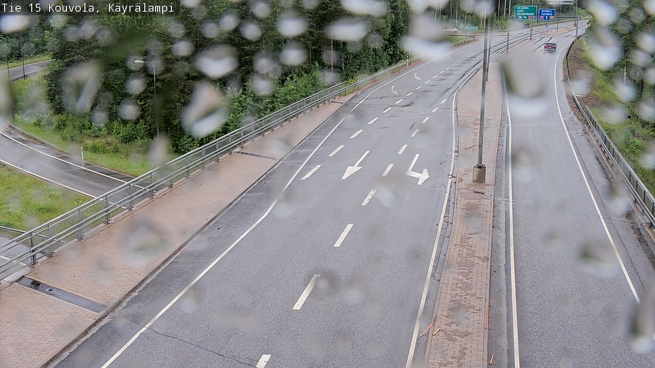 Weather Camera Image Road 15 Kouvola, Käyrälampi, Kouvola, Kymenlaakso