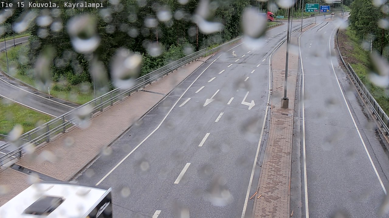 Weather Camera Image Road 15 Kouvola, Käyrälampi, Kouvola, Kymenlaakso