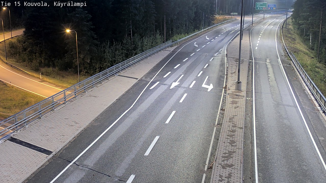 Kelikamerat Kuva Tie 15 Kouvola, Käyrälampi, Kouvola, Kymenlaakso