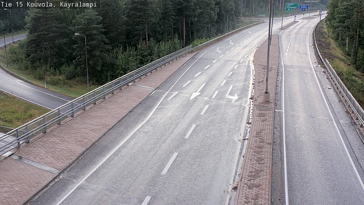 Kelikamerat Kuva Tie 15 Kouvola, Käyrälampi, Kouvola, Kymenlaakso