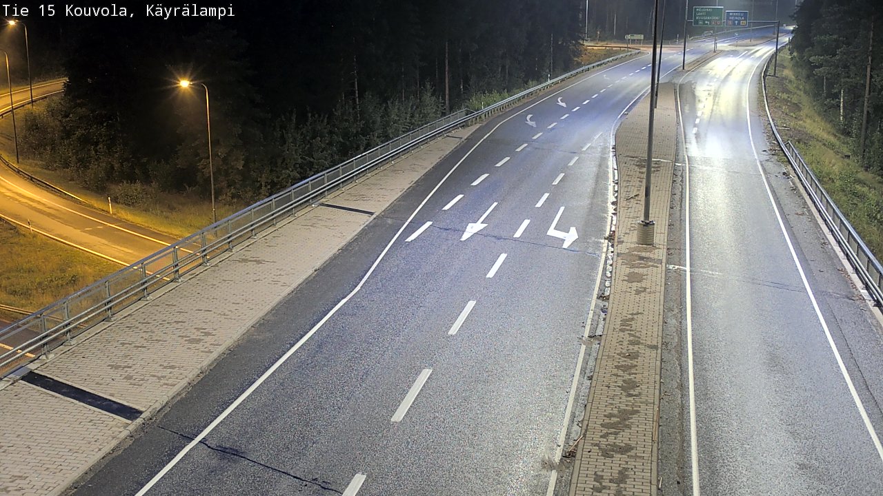 Kelikamerat Kuva Tie 15 Kouvola, Käyrälampi, Kouvola, Kymenlaakso
