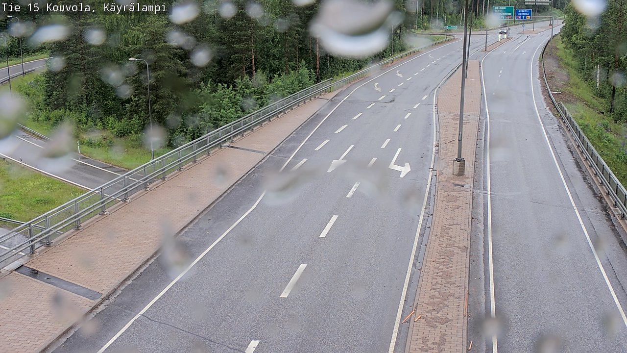 Kelikamerat Kuva Tie 15 Kouvola, Käyrälampi, Kouvola, Kymenlaakso
