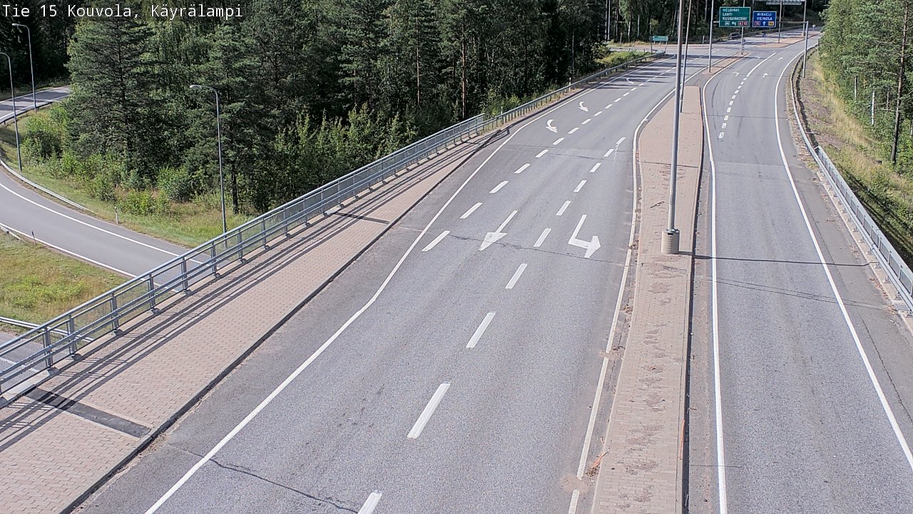 Kelikamerat Kuva Tie 15 Kouvola, Käyrälampi, Kouvola, Kymenlaakso