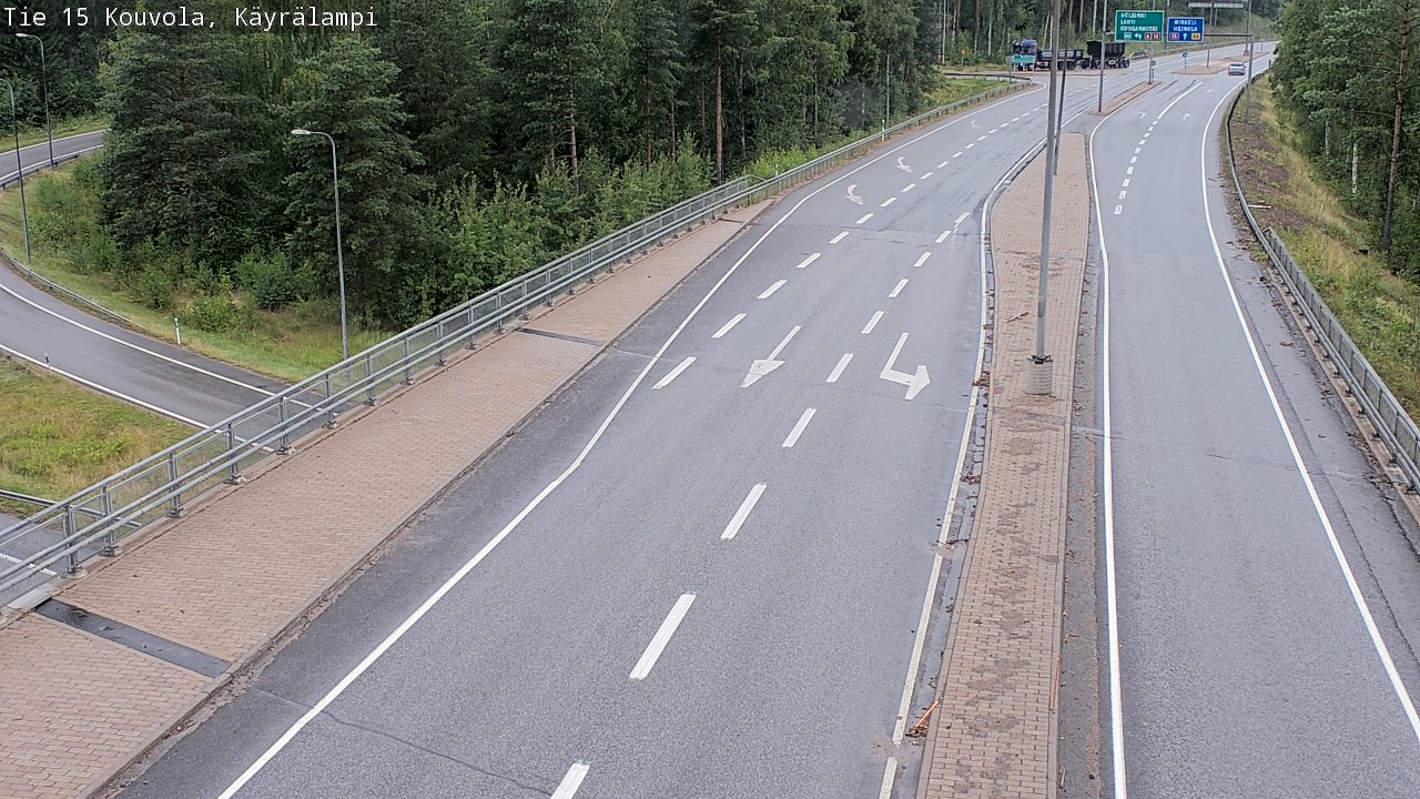 Kelikamerat Kuva Tie 15 Kouvola, Käyrälampi, Kouvola, Kymenlaakso