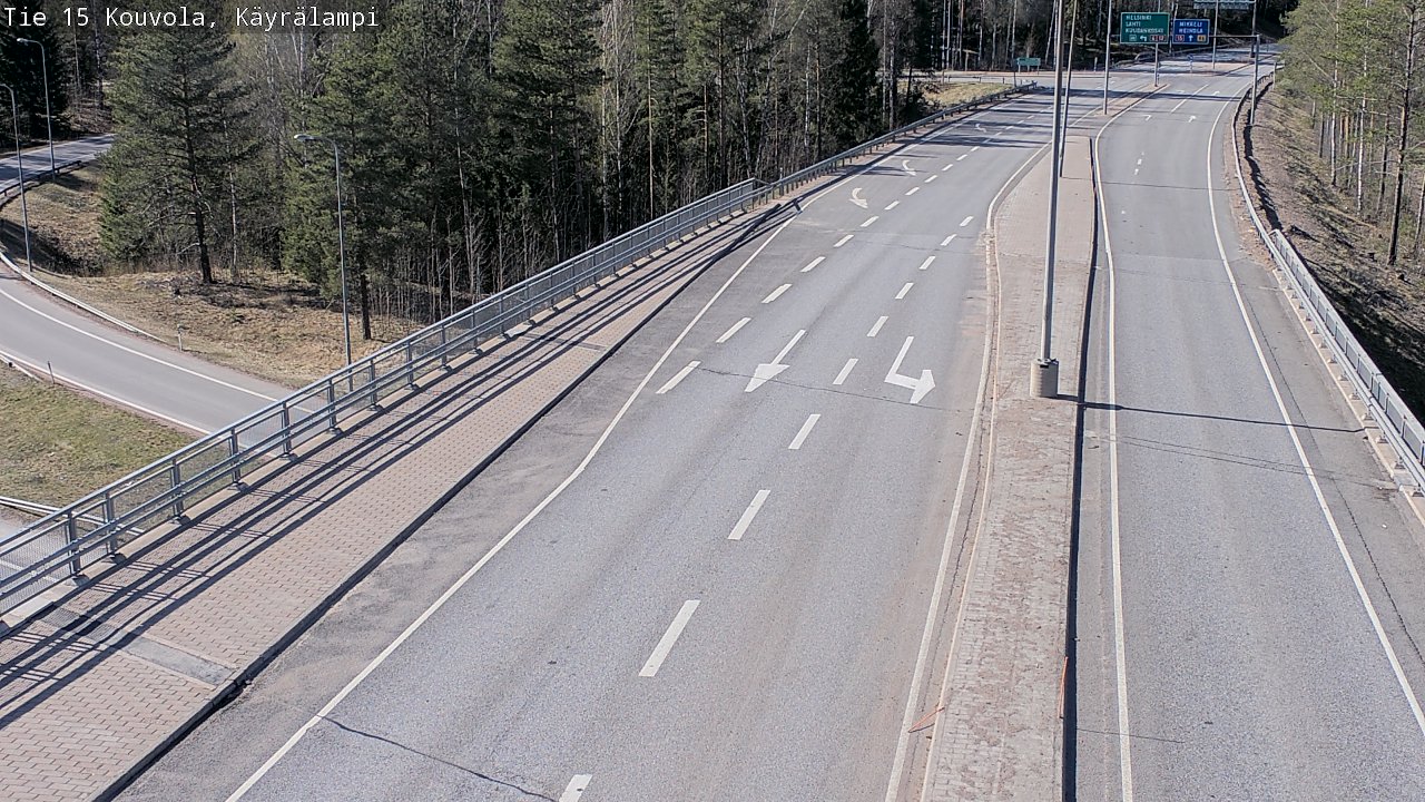 Kelikamerat Kuva Tie 15 Kouvola, Käyrälampi, Kouvola, Kymenlaakso
