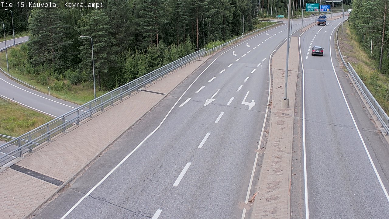 Kelikamerat Kuva Tie 15 Kouvola, Käyrälampi, Kouvola, Kymenlaakso