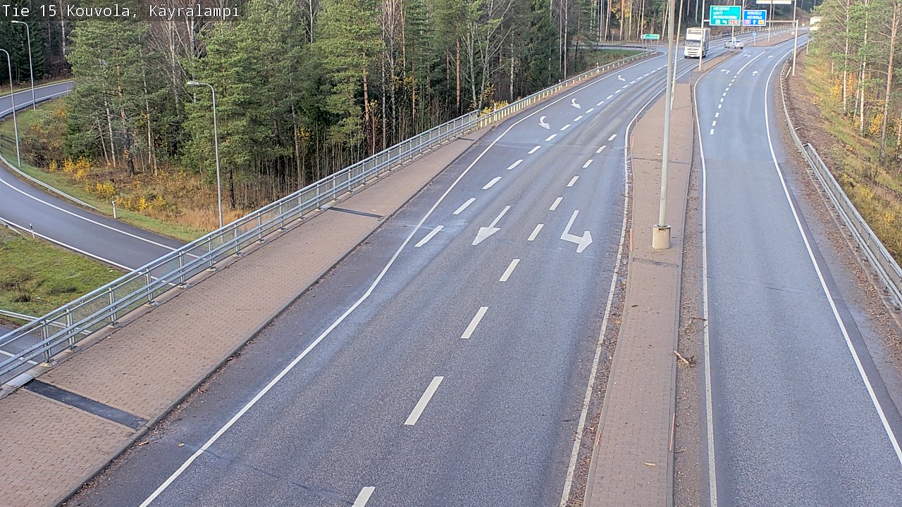 Kelikamerat Kuva Tie 15 Kouvola, Käyrälampi, Kouvola, Kymenlaakso